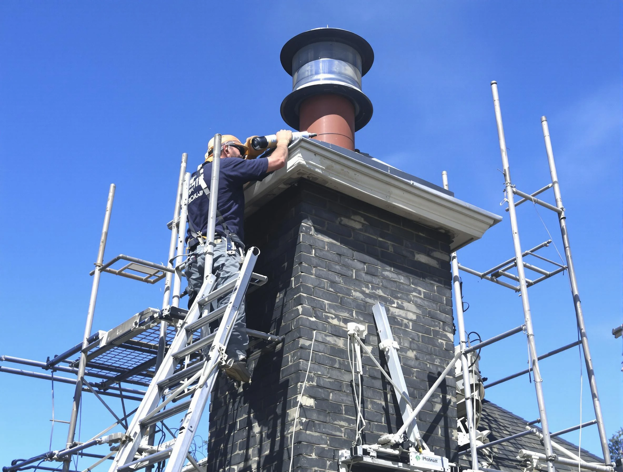 Sturdy chimney crown finished by Worcester Chimney Sweep in Worcester, MA